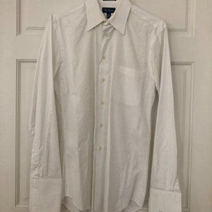 Paul Fredrick Cuff Link Dress Shirt | 15 1/2 - 36